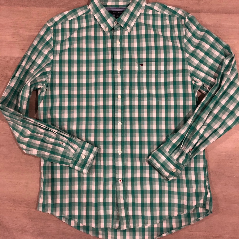 Tommy Hilfiger Plaid Shirt Size L